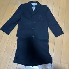 BURBERRY ブラックスーツ 110cm エンブレム付き