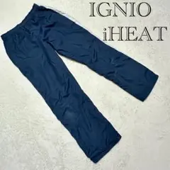 IGNIO iHEAT 【S】トレーニングパンツ ネイビー 裏起毛 ライン入り