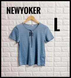 NEWYORKER　半袖ニット NEWYORKER サマーニット 半袖 M 赤系 - メルカリ