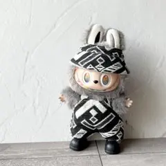 LABUBU,Labubu,ラブブ専用｜モノトーンサロペット3点セット