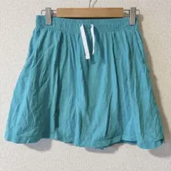 【S】 アマゾンエッセンシャルズ スカパン フレア ターコイズ 休日 夏のサムネイル