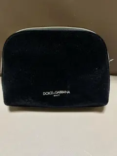 DOLCE&GABBANA BEAUTY ベロアポーチ ブラックのサムネイル