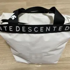 DESCENTE GOLF ホワイトカートバッグ ラウンドバック