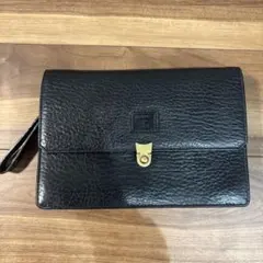 【希少☆】Burberrys バーバリーズ ヴィンテージ セカンドバッグ 本革製