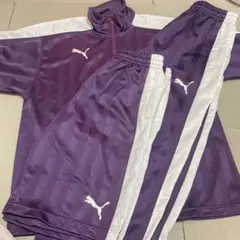 プーマ　PUMA トラックジャケット　ジャージ上下　パープル　ハーフパンツ