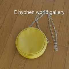 イーハイフンワールドギャラリー ショルダーバッグ イエロー