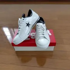 【美品】CONVERSE ONE STAR J レザー スニーカー メンズ