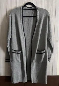 ニットロングカーディガン