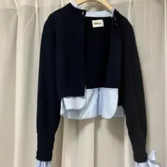 新品タグ付】Bibiy. BERYL KNIT BLOUSE - メルカリ