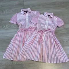 Polo Ralph Lauren 半袖ストライプワンピース 2着セット