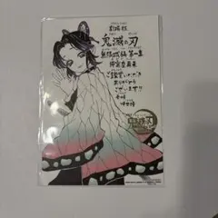 鬼滅の刃　映画特典　映画　特典　胡蝶しのぶ　第11弾　鬼滅　吾峠呼世春