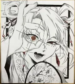 オリジナル手書き色紙イラスト