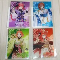 五等分の花嫁 百鬼夜行ver. アクリルカード 中野二乃 三玖 四葉 五月