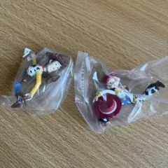 アンディが来た　ガチャガチャ　ウッディ ジェシー　トイストーリー