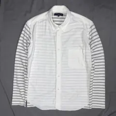 COMME des GARCONS HOMME ドッキングシャツ ボーダーのサムネイル