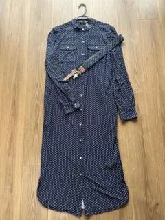 極美品✨ローレンラルフローレン　ベルト付き長袖ワンピース　M〜Ｌ