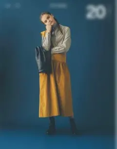 未使用yarmoコーデュロイOne Shoulder Apron Skirt