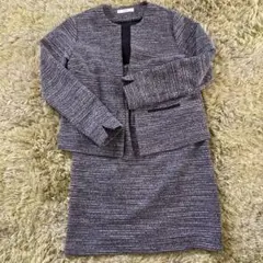 IEDIT ツイードスーツセットMサイズ