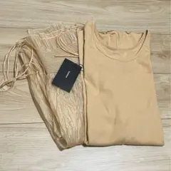 kastane シアーシャーリングワンピースSET