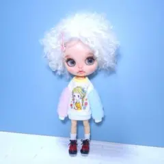 ミディブライス アウトフィット もこもこ袖トレーナーワンピ①