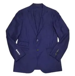 ブラックレーベルクレストブリッジ ヘリンボーン ジャケット ネイビーブルー 36