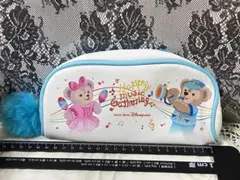 香港ディズニー　ダッフィー　ペンケース　ポーチ　パッピーミュージック　クッキー