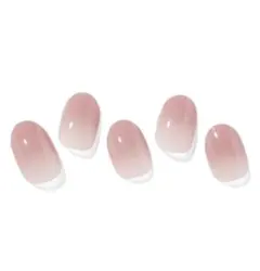 新品　オホーラ グラデーション クリーミー ピンクベージュ 透け感 エレガント