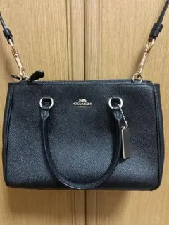 COACH ブラック ショルダーバッグ