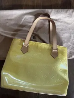 LOUIS VUITTON ヴェルニ トートバッグ イエローのサムネイル