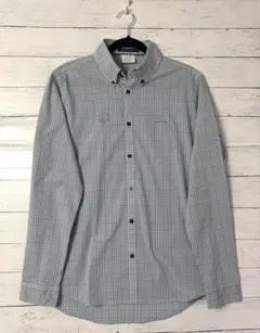 【美品】ルコック ゴルフ ハーフジップ 長袖シャツ LL トリコロール 刺繍ロゴ