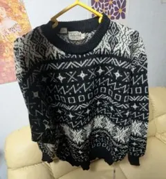 インディスカ ほぼ新品 100%シェットランドウール M