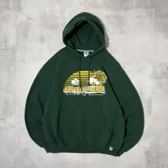 Russell Athletic　プルオーバー パーカー　スポーツ　チーム　前V