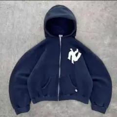 y2k NY zip hoodie パーカー