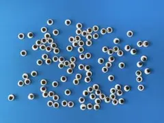キョロキョロ目玉　ムービングアイ　白黒5mm