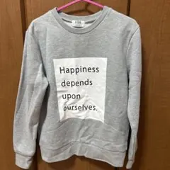 GYDA メッセージプリント スウェット グレー