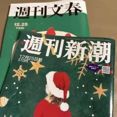 12月25日週刊新潮&12月25日週刊文春 セット