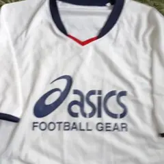asics FOOTBALL GEAR ホワイトシャツ