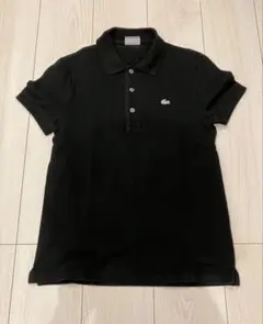 LACOSTEラコステ インディゴ黒ポロシャツ PH371EM 4M - メルカリ