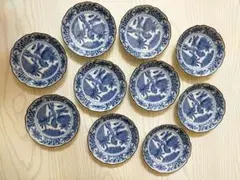 1枚【100年前の古い九谷焼】18cm 平皿 骨董 中皿 - メルカリ