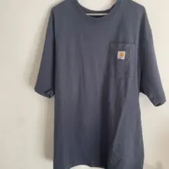 Carhartt カーハートK87ポケットTシャツ XLグレー古着オーバーサイズ