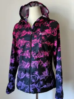 ナイキ レディース ランニング ナイロンジャケット 花柄 ウィンドブレーカー