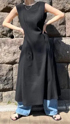 Ungrid ワッフルカットフレアワンピース