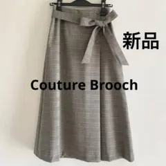 【新品】Couture Broochリボン フレアスカートS オフィスカジュアルのサムネイル