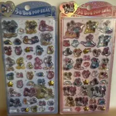 正規品　うるちゅるpopシール　ミッキー&ミニー　ドナルド&デイジー　ディズニー