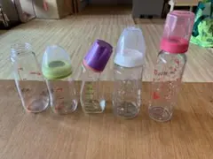 哺乳瓶5本セット　乳首なし