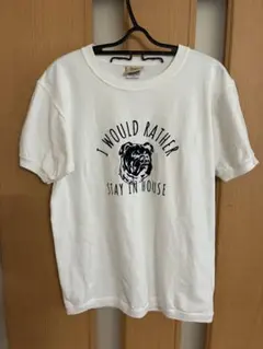goodwear USA製　半袖スウェット型ヘビーオンスTシャツ ブルドッグ犬のサムネイル