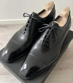 ディオール Dior オム ハーフ パテント レザー ドレスシューズ 40 黒