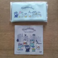 Zoff Hapidanlui メガネケースとメガネ拭きセット