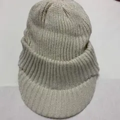 つば付きニット帽 ニット帽