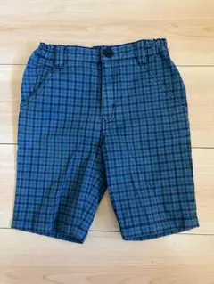 Familiar チェック柄 ハーフパンツ 100cm